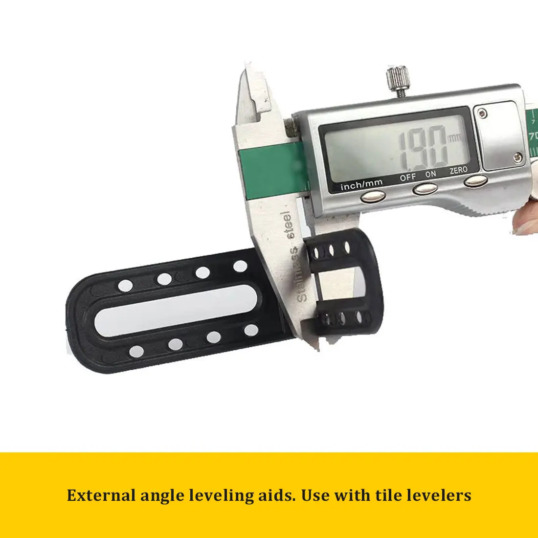 

Male Angle Leveling Tool 90 degree Can Be Used with Tile Leveler Spacers to Locate Construction Decoration Seams 25pcs / set