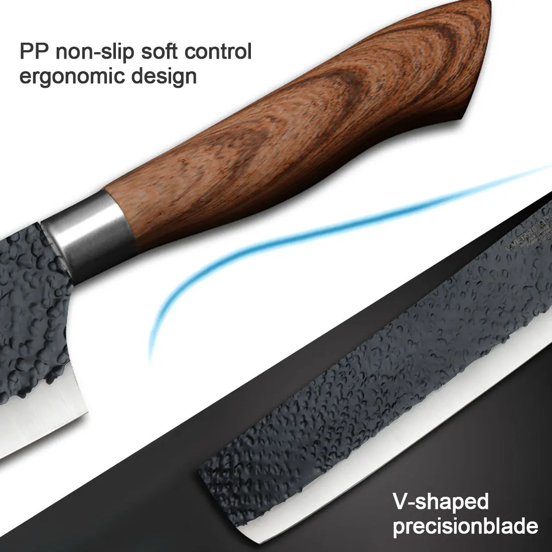 

Stainless steel kitchen knife set tool forging kitchen knife scissors ceramic peeler chef slice knife Nakiri peeler gift box