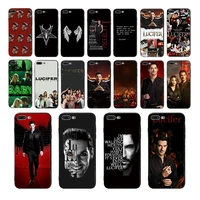 houstmust tv series lucifer soft phone case for iphone 7 8 6 6s plus x xr xs 11 pro max cover 5s se 5 silicone shell coque funda