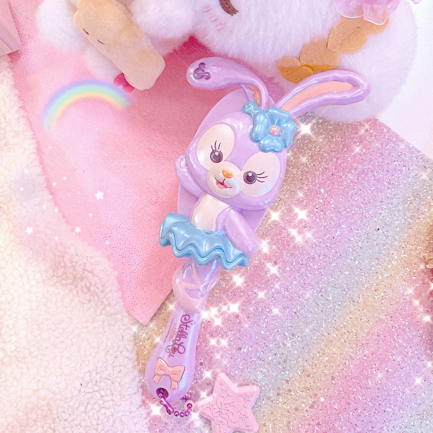 Kawaii Stellalou Rabbit Портативный Творческий расчески с рисунками зверей из мультфильмов
