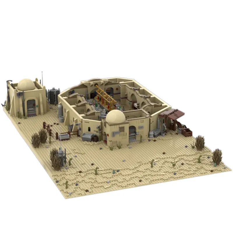 Legoinglys Звездные войны A New Hope Seriers МОС-эйсли-Cantina Skywalke R2D2 строительные блоки игрушки