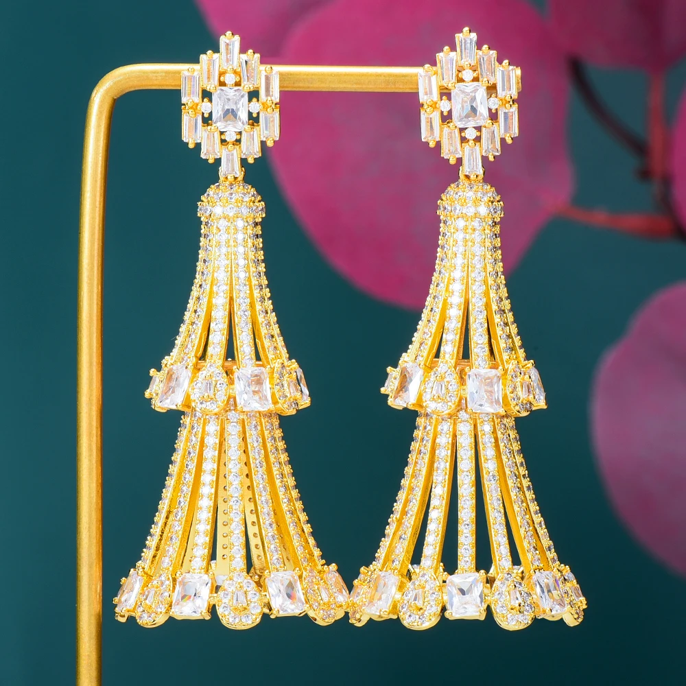 

Модные геометрические африканские серьги Blachette для женщин, Свадебная вечеринка, Дубай, свадебные изысканные ювелирные изделия, подарок для ...