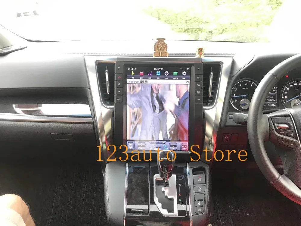 13 дюймов вертикальный экран Tesla стиль Android 8,1 Авто DVD gps навигатор плеер для TOYOTA Alphard ips PX6