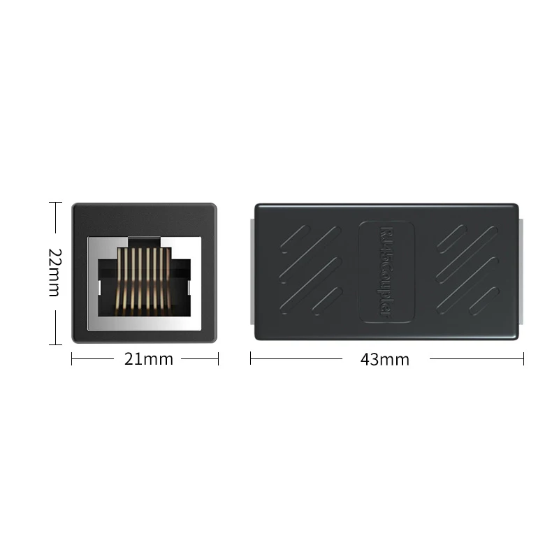 

RJ45 Female To Female Port Network Ethernet LAN Splitter Connector Transfer Head RJ45 Adapter Coupler CAT5 CAT6 Sockt