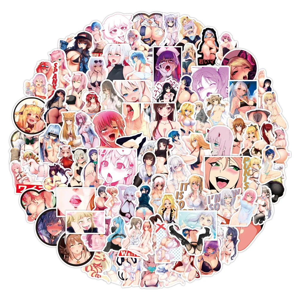 

10/50/100pcs Anime Hentai Sexy Pinup Bunny Girl Waifu Decal Stickers Suitcase Laptop Car Truck Waterproof Car Sticker Girls Toys