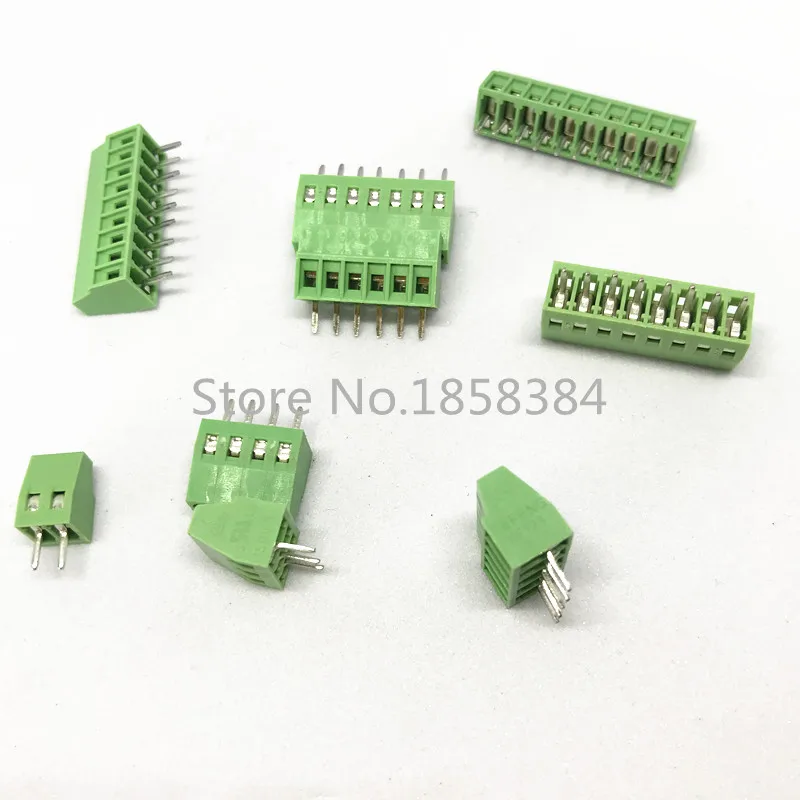 Клеммная колодка 2 54 мм 0 1 &quotPCB для винтового провода 2P 3P 4P 5P 6P 7P 8P 9P 10P 12P 14P 16P с