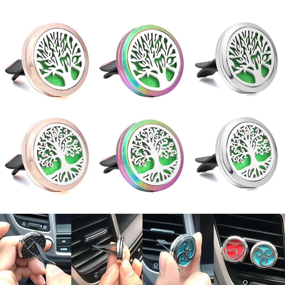 Новый Ароматерапевтический автомобильный трехцветный парфюмерный диффузор 30 мм