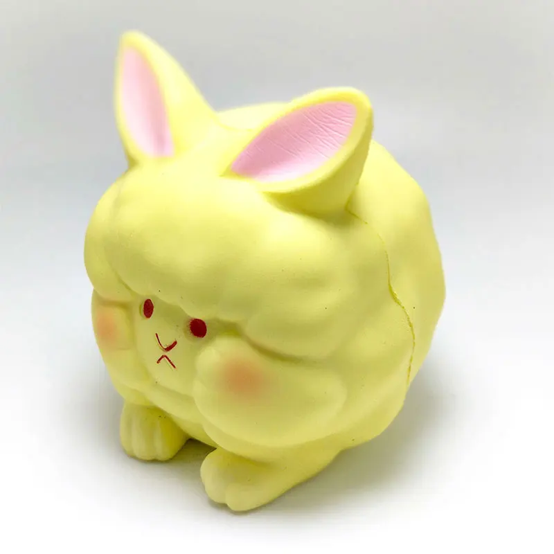 Цветной толстый кролик Моделирование Мягкий медленно поднимающийся мягкий