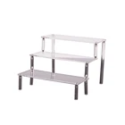 Прозрачные акриловые держатели для хранения, стеллажи, съемный держатель с мультяшными персонажами, рамкой и лестницей, демонстрационная Подставка для косметики, игрушек, автомобиля, духов