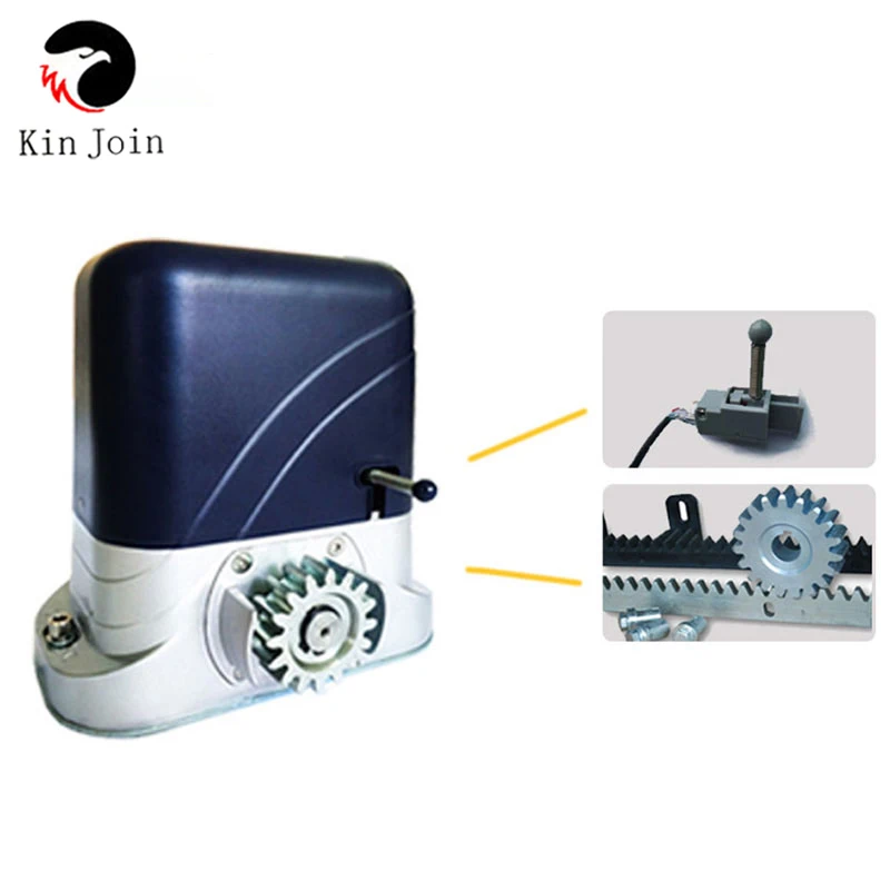 

KINJOIN Sliding 500kg door GATE OPENER electric operatingkit with 4m rackA pair of infrared sensors, a warning light