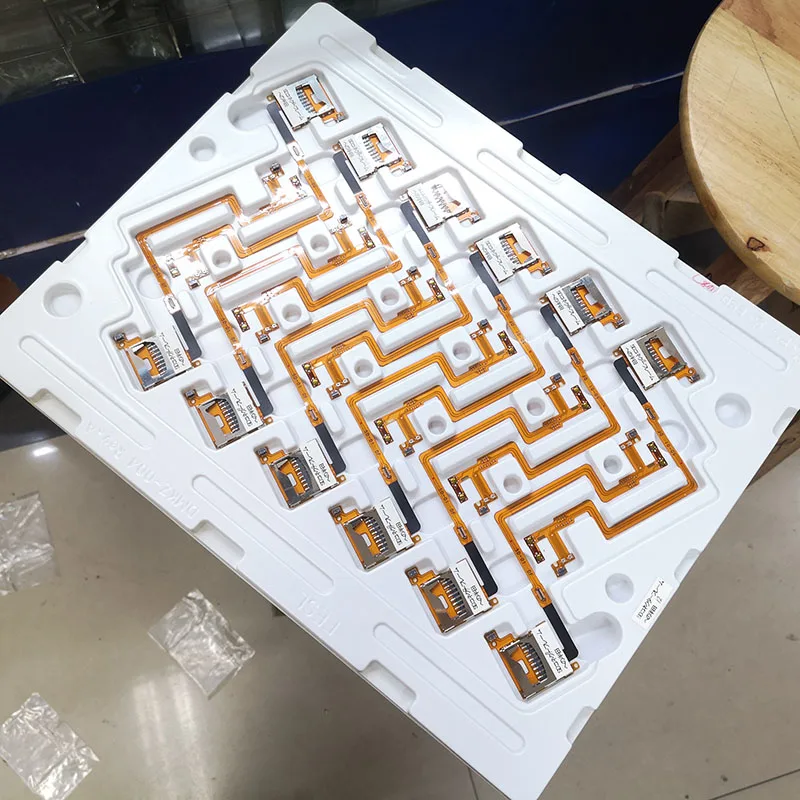 Оригинальные запасные части для NDSI DSI слот карты памяти L R клавиатура с кабелем