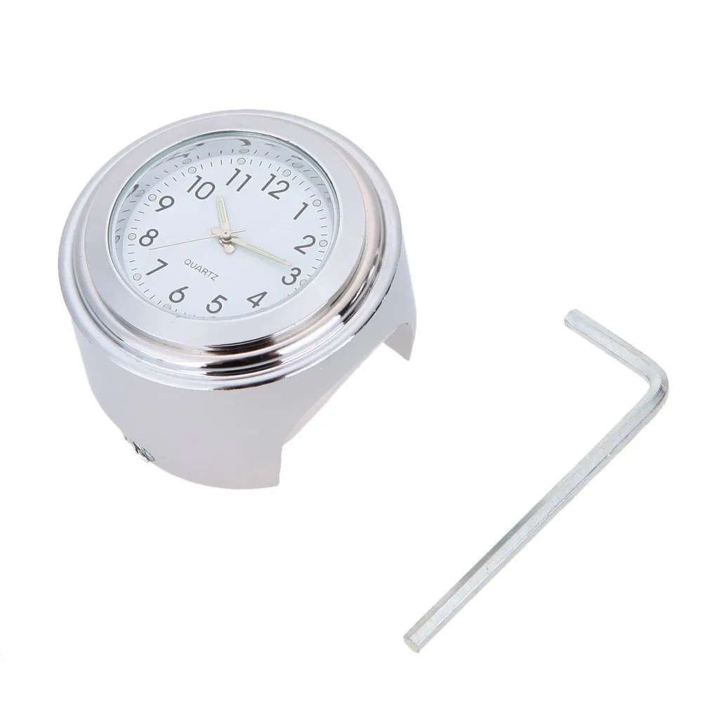 

Universal 7/8" Motorcycle Luminous Timetable Car Clock Handlebar Watch Waterproof Quartz Watch Aluminum Alloy Handle Clock