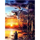 Алмазная живопись животного, алмазная живопись 5D, алмазная вышивка на стену, визуальная Алмазная инкрустация, домашнее эстетическое украшение комнаты