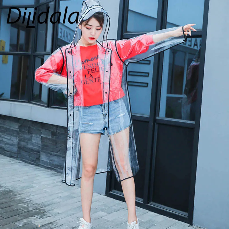 Прозрачное пончо для девочек модный водонепроницаемый плащ высокое качество