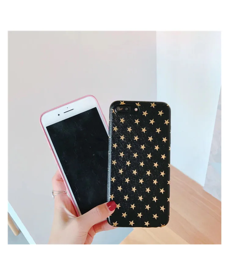 Чехол для телефона Gimfun из искусственной кожи с узором в виде звезд Iphone 7 7plus 6 6s 6plus 8