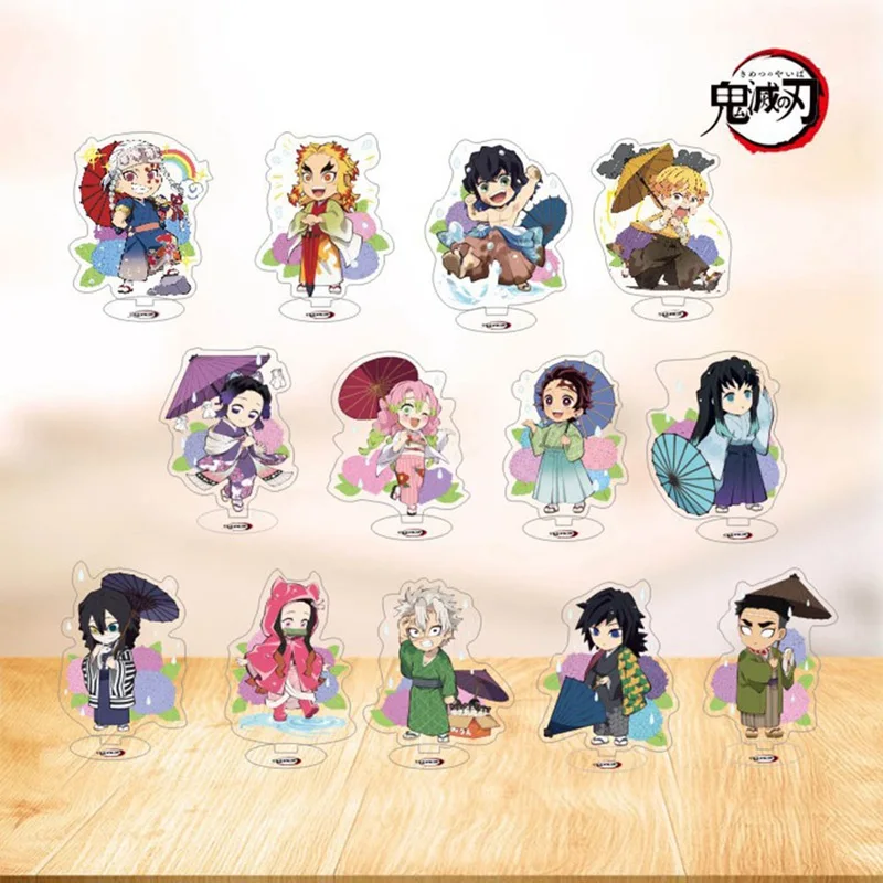Игрушка убийца демонов: киметасу no Yaiba Nezuko Kamado Tanjirou Kawaii фигурка на акриловой