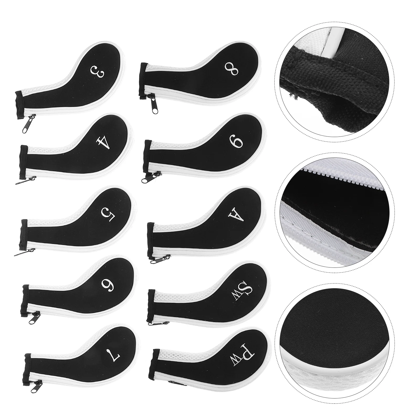 

10Pcs Golfing Rod Caps Neoprene Golfing Pole Sleeves Golfing Accessories
