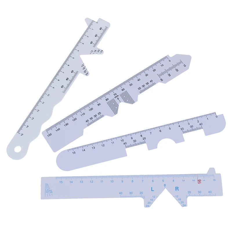 

4pcs/Set Measure Optical Vernier PD Ruler Pupil Distance Meter Eye Ophthalmic Tool