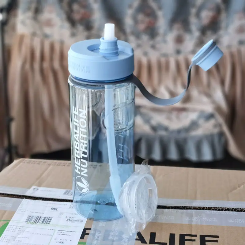 

Herbalife space Cup sports kettle 1000ml 1L fitness kettle drinking plastic cup