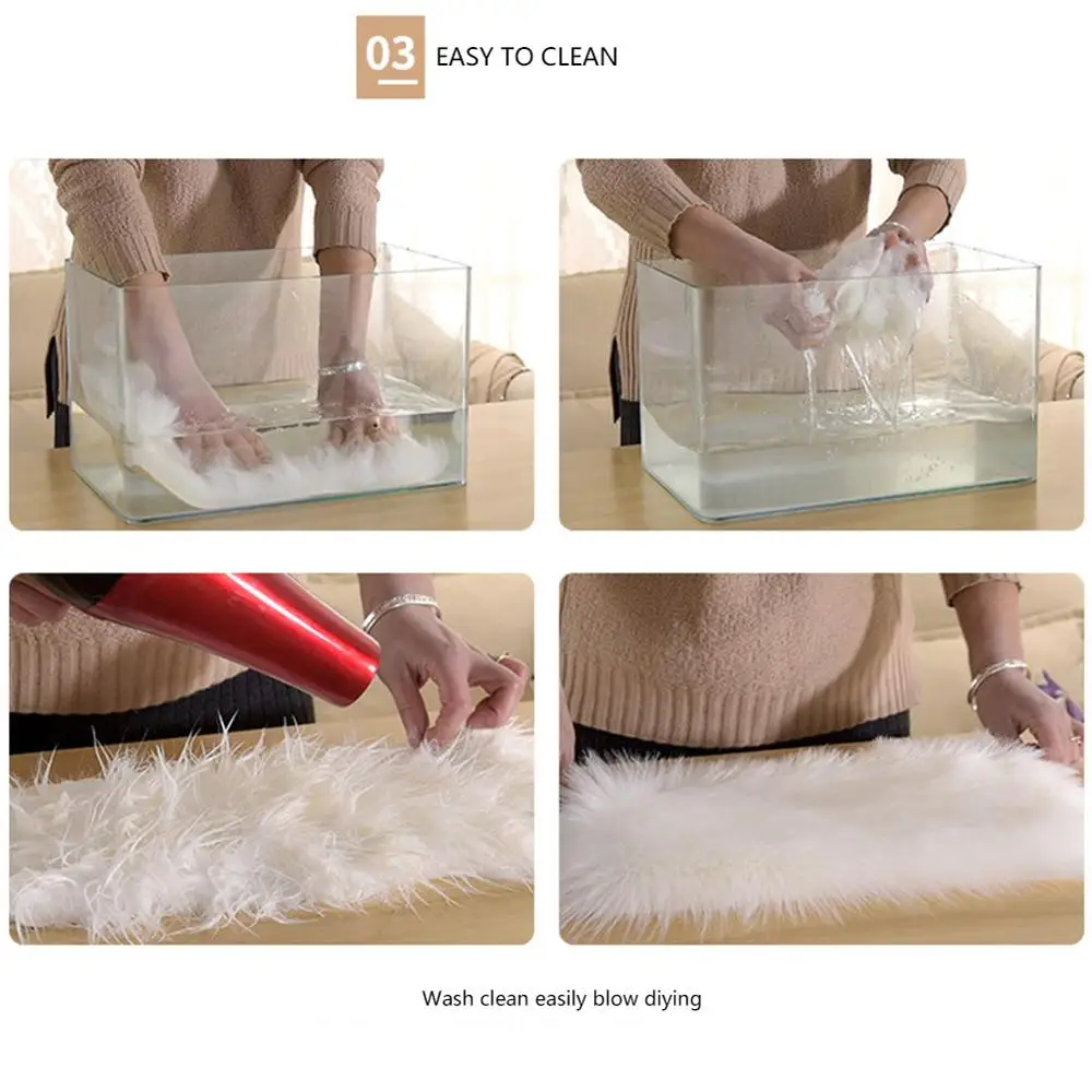 45x45 см наволочка с одной стороны искусственный мех декоративная подушка чехол