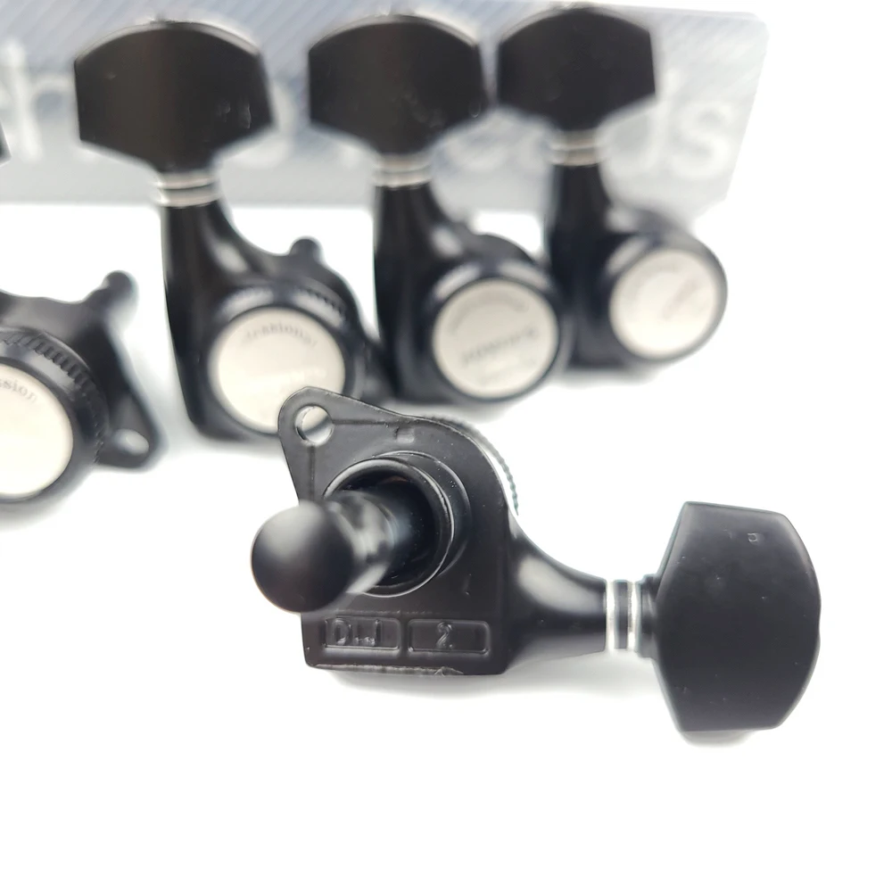 1 set gitarre locking tuners elektrische gitarre mechaniken mechaniken schloss string tuning pegs schwarz 【made in korea】 free global