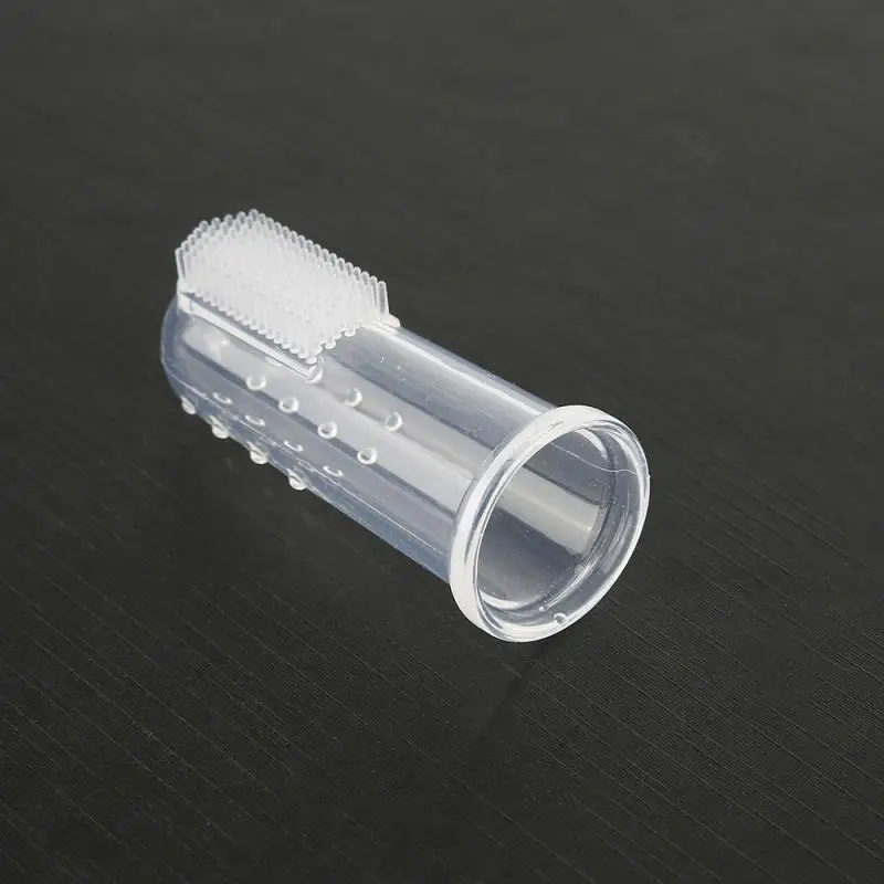 

1Pcs Super Soft Dog Toothbrushes Pet Finger Toothbrush Plush Dog Plus Bad Breath Care Tartar Tools Dog Cat Cleaning Supplies