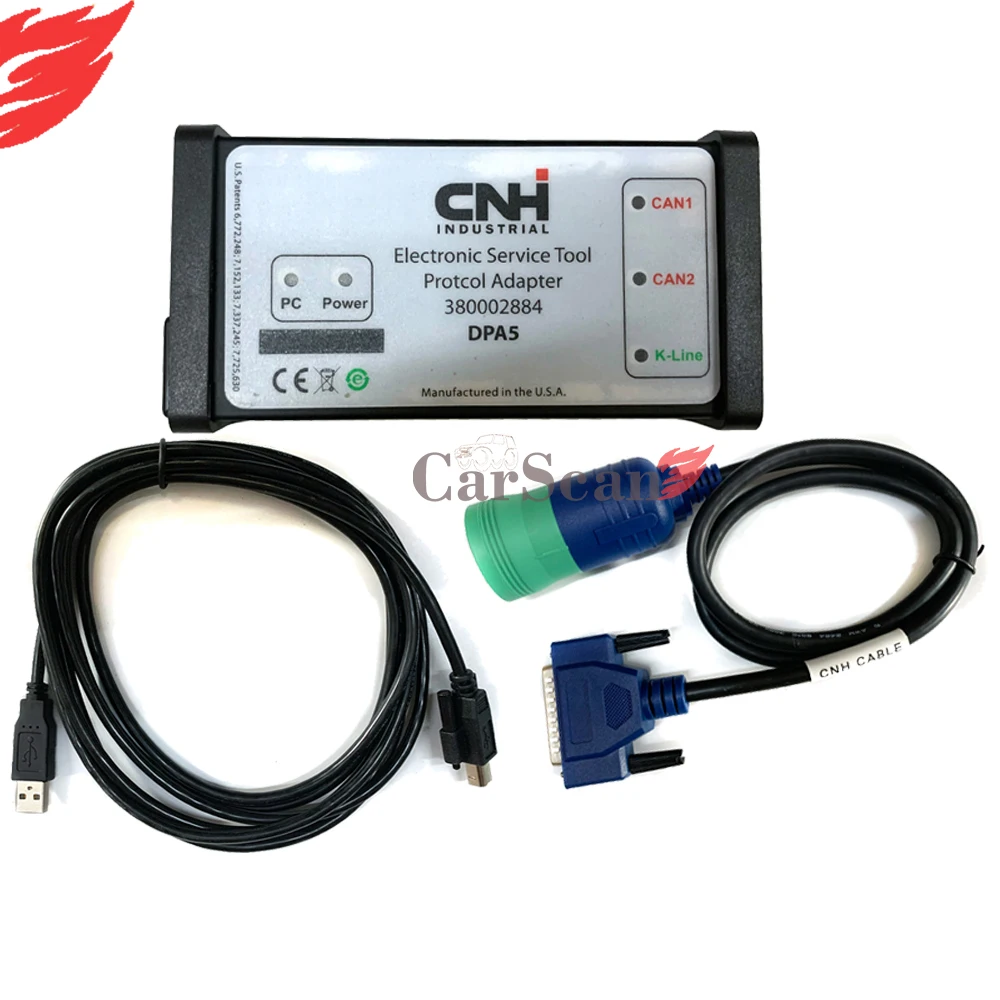 Набор диагностических инструментов для CNH DPA5 с cnh est engineering 9 4 New Holland электронные