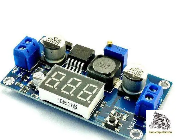 5 шт./лот lm2596 DC-DC Регулируемый понижающий модуль с Вольтметр | Электронные