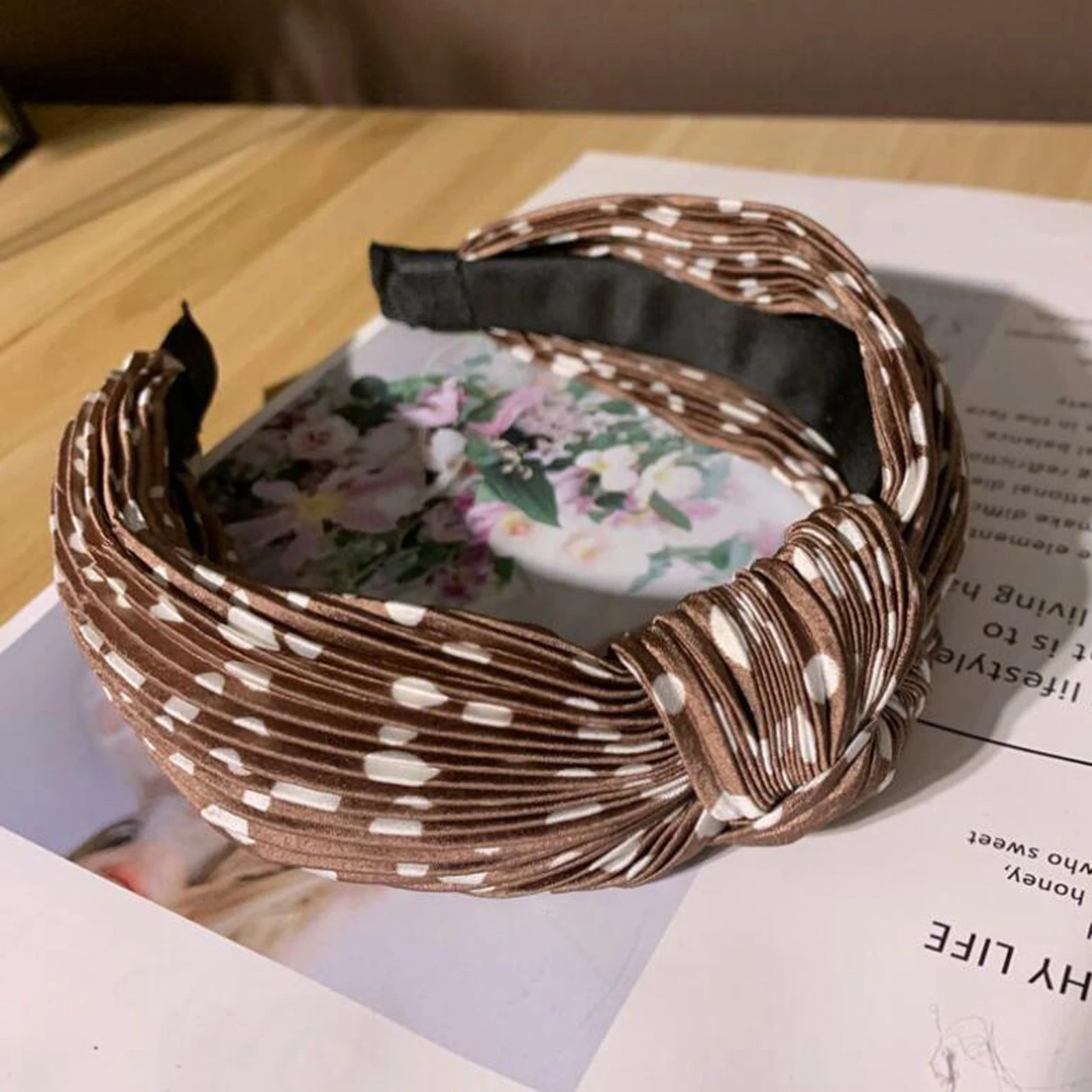 Повязка для волос с узлом женская Мягкая повязка на голову аксессуар |
