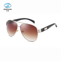 geluoni metal sunglasses unisex oval gradient lens fashion sun glasses for men high quality eyewear uv400 2021brand designer