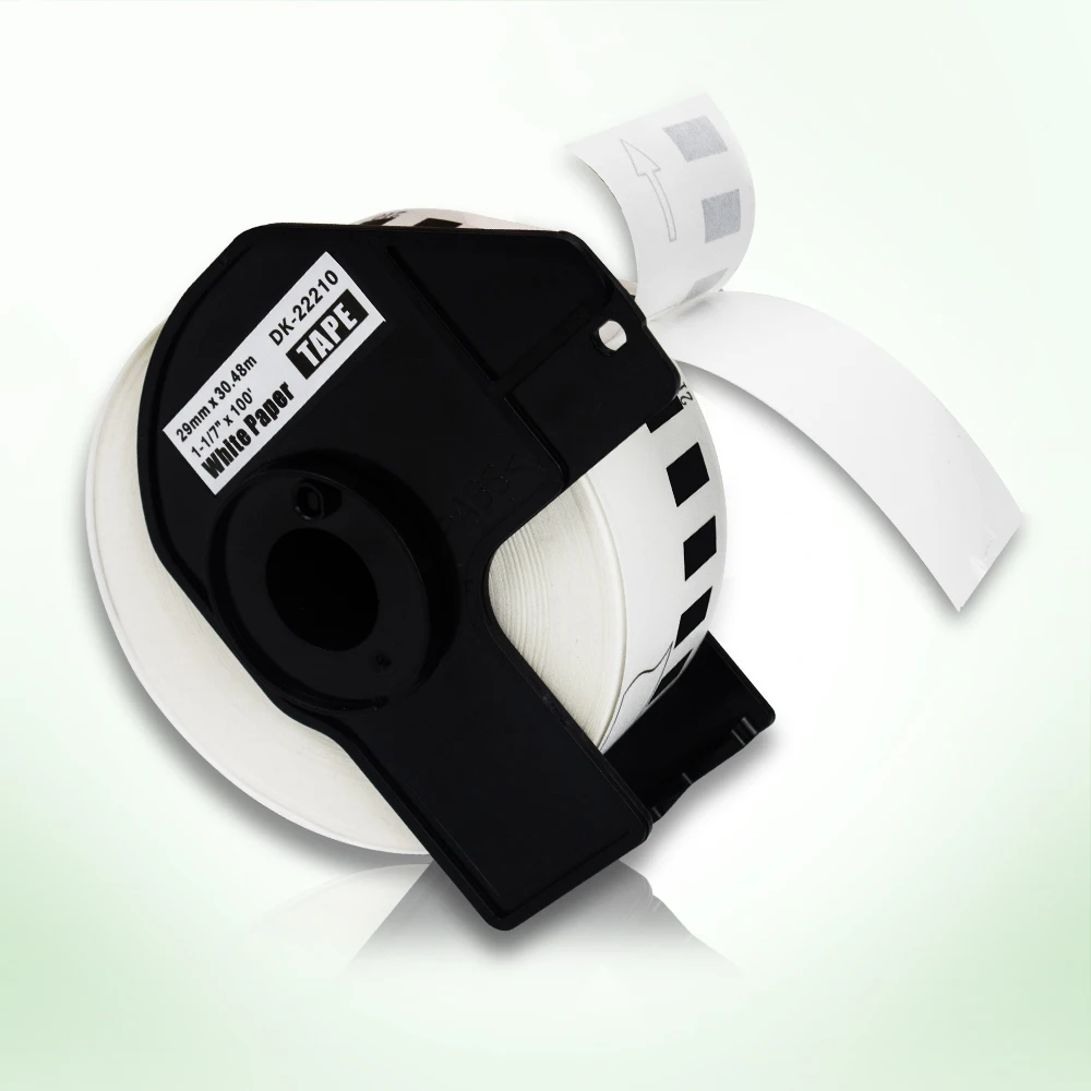 Ecowell 1 рулон совместимой с Φ DK11201 термальная бумага совместимая Brother DK-11201 для
