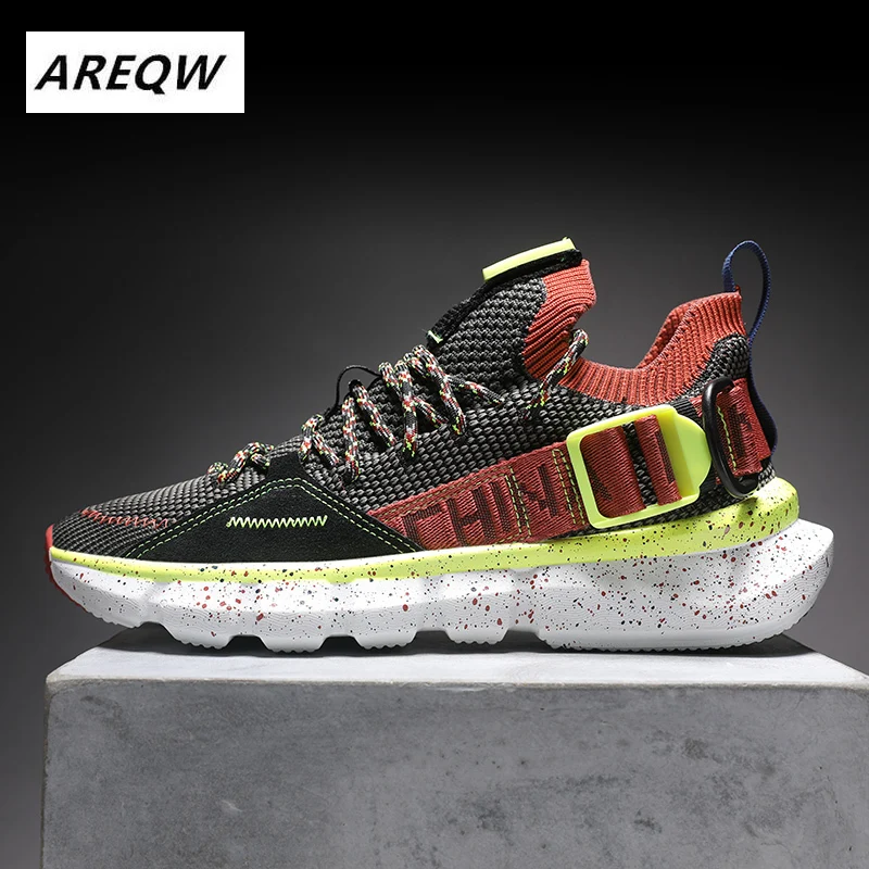 Мужская обувь дышащие кроссовки из сетки мужская Повседневная Удобная женская