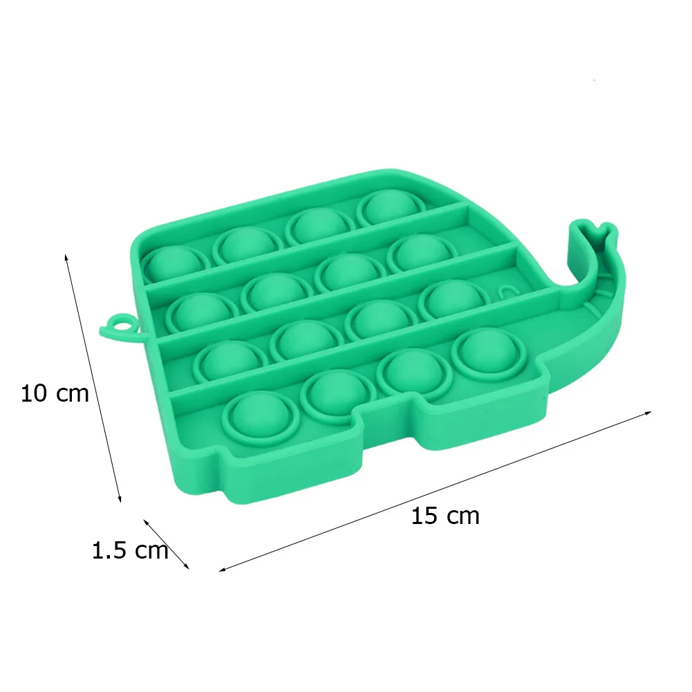 

Push Bubble Toys Adult Children Decompression Toys Sensory Autism Relief Stress Toys Elephant Push Bubble Toys