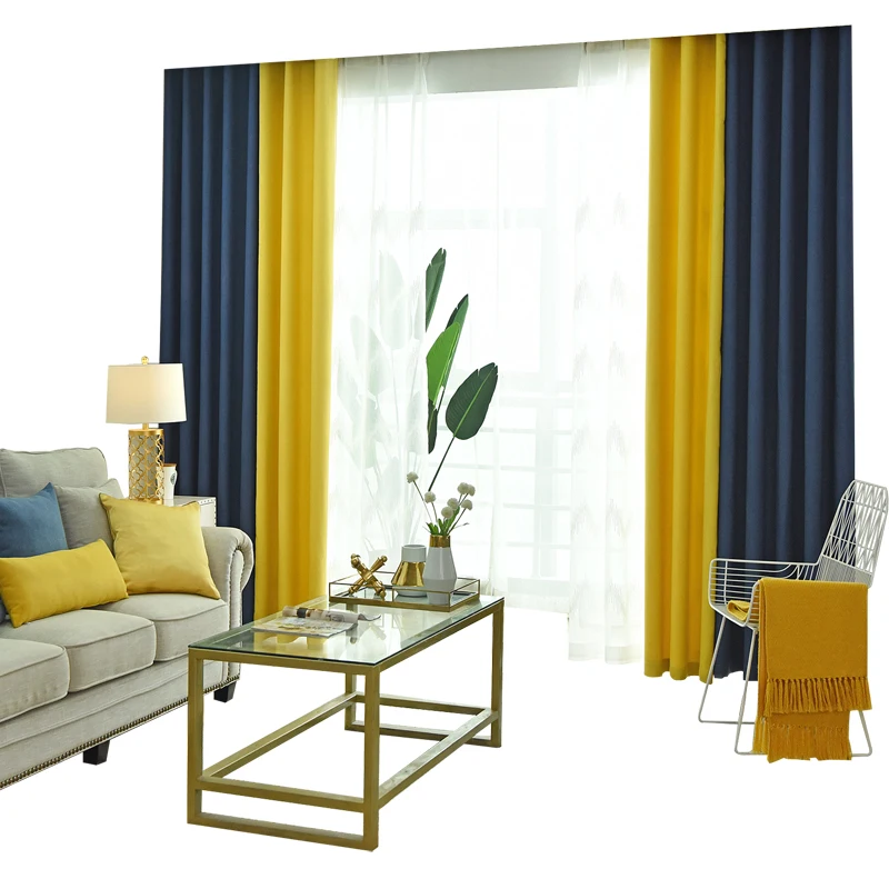 Шторы изготовленные на заказ для гостиной спальни скандинавские плотные шторы