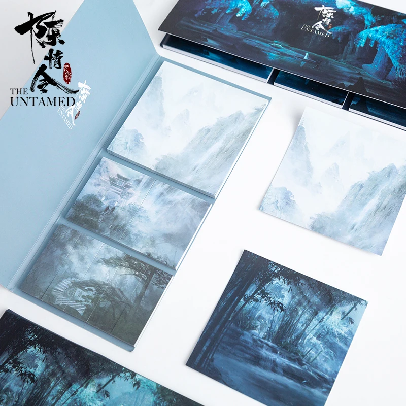 Новинка 2021 наборы неразборных тематических блокнотов для записей Chen qing ling