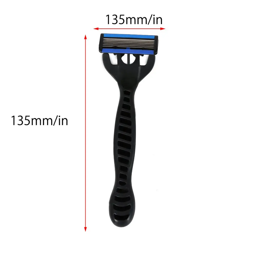 

1 add 4 Combo Set Men Safety Traditional Classic 6 Layers Shaving Hair Blade Razor Manual Stainless Steel Shaving Hair Blade