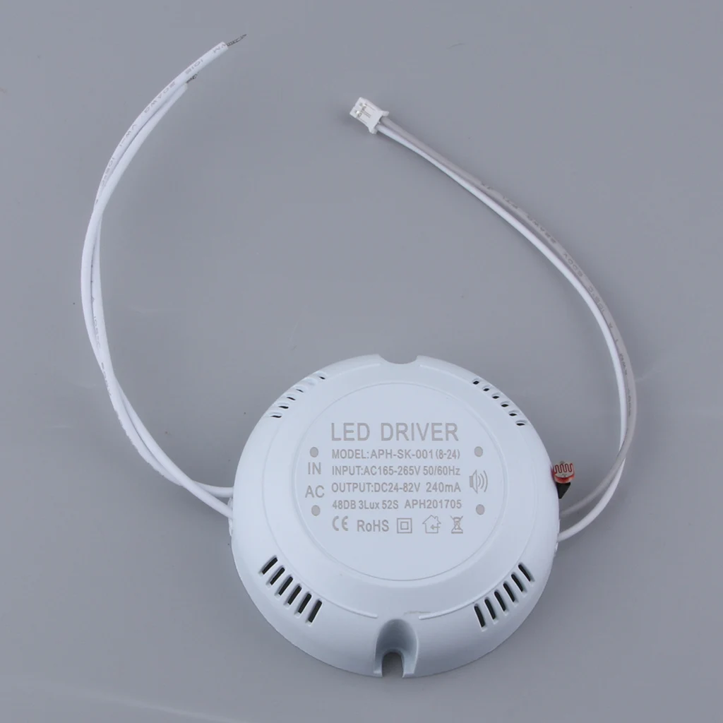 Светодиодный свет Питание драйвер 8-24 Вт DC 24 V-82 в 240mA AC 165-265V 50/60Hz