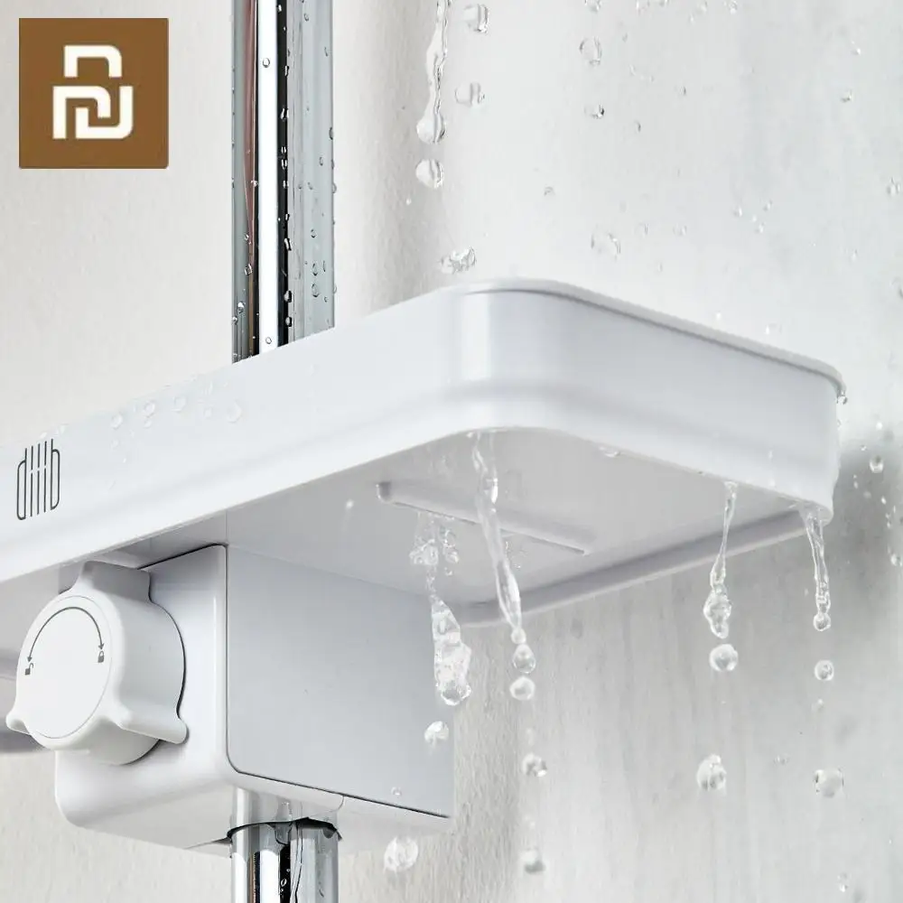 Youpin Dabai Portable Bathroom Showers Storage Rack Towel Hanging Shelf DIY Organization with Hook | Электроника