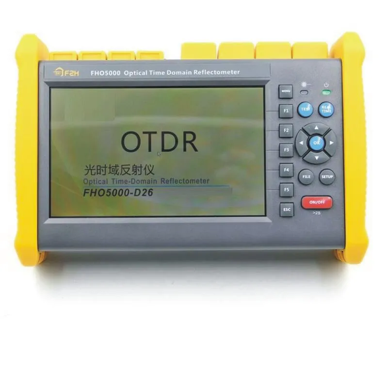 OTDR измеритель мощности тестер оптического волокна 1310/1550/1625nm VFL и F2H FHO5000-T40F сенсорный экран