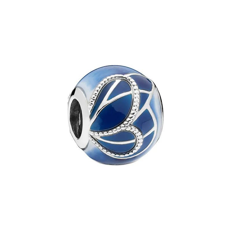 Оригинальные 925 Серебряные Подвески Бусины Подходят для Pandora Подвески браслет ожерелье для женщин Изготовление ювелирных изделий Аксессуары L011 - Окраска металла: C009