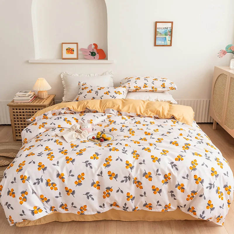 

Bed Spread Cover Luxury Bedding Sets Duvet...bedding Set Bed Linen Bedspread Duvet Cover for Home Single Bed