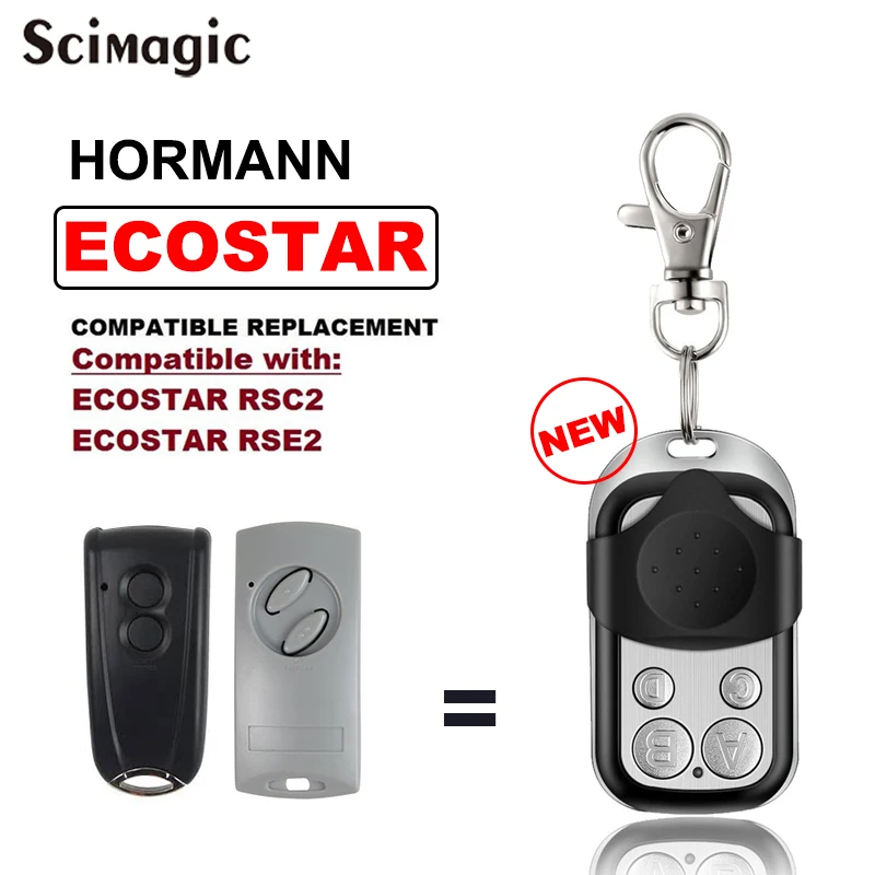 

2 шт., пульт для гаража ECOSTAR RSC2 RSE2 433,92 МГц