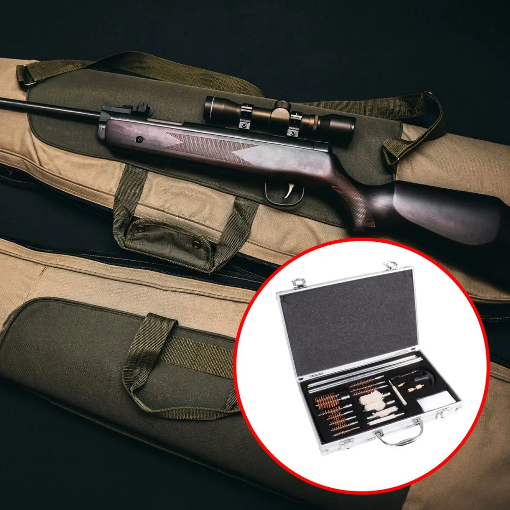 

1 Set of 106pcs Universal Cleaning Kit Shotgun Airgun Firearm Cleaner