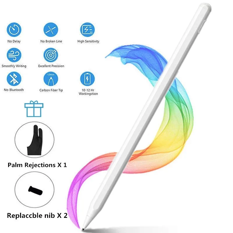 

Universal Active Capacitive Stylus Touch Screen Pen Smart Pen for Apple iPad Pro Phones Tablet Smart Pen Stylus Pencil Touch Pen