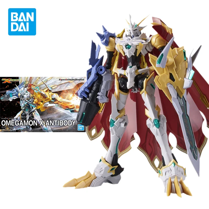 

Bandai Digimon Adventure Anime Figure Rise FRS Omegamon-ANTIBODY Action Figure Toys for Boys Kids Christmas Gift Model Dolls