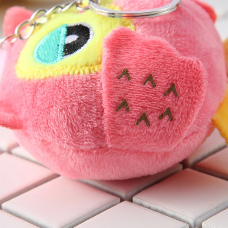 10 см мультяшная милая сова плюшевая подвеска искусственная игрушка украшения