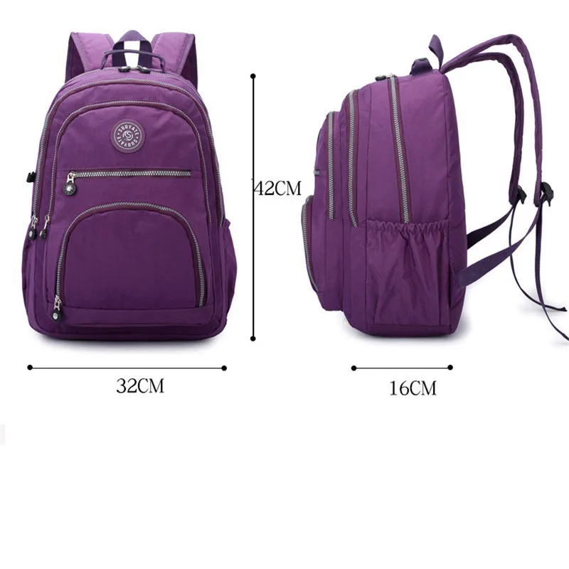 

NEW School Backpack for Teenage Girl Mochila Feminina Kipled Women Backpacks Nylon Waterproof Casual Laptop Bagpack Female Sac