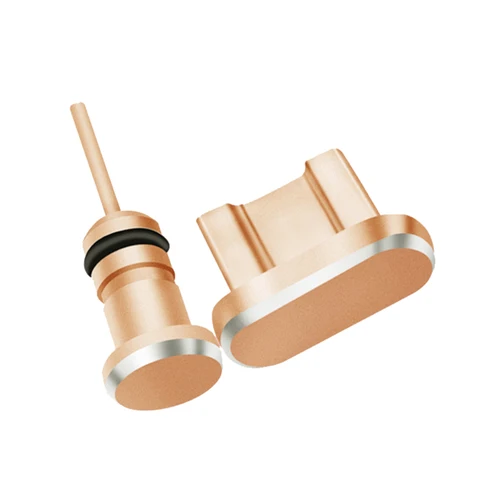 Металлическая пылезащитная заглушка для Micro USB зарядного порта - изображение