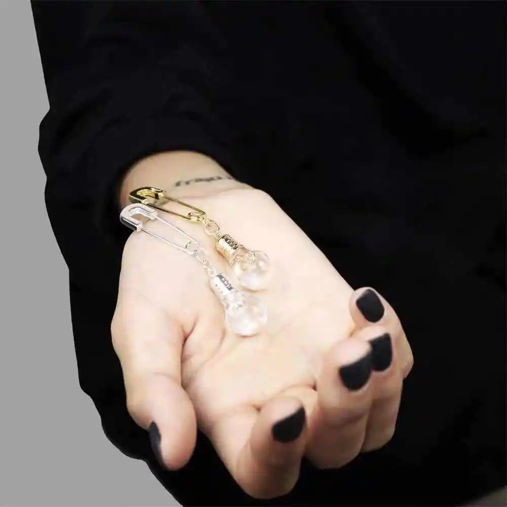 

Ambush Light Bulb Earring 7.5cm 925 Sliver Pin Buckle Earrings Women High Quality Personality Design Classic Light Bulb Earrings