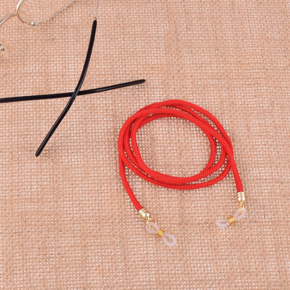 

Woman Man Black/Brown/Red Cord Rope Glasses Chain Necklace Reading Lanyard Holder Strap Summer Jewelry Unisex P208#